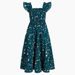 The Ellie Nap Dress - Moody Floral Poplin - Size Medium